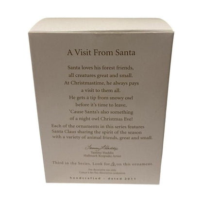 2011 A Visit From Santa Hallmark Ornament (A Visit From Santa) QX8809 Image4