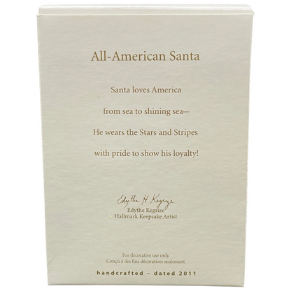 2011 All-American Santa Hallmark Ornament (Patriot) QXG4167 Image6