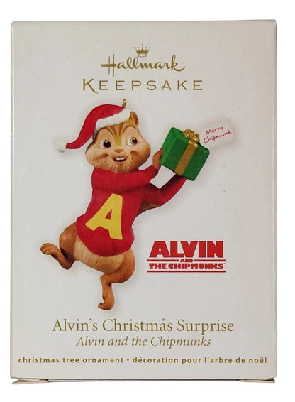 2011 Alvin's Christmas Surprise Hallmark Ornament (Alvin and the Chipmunks) QXI2639