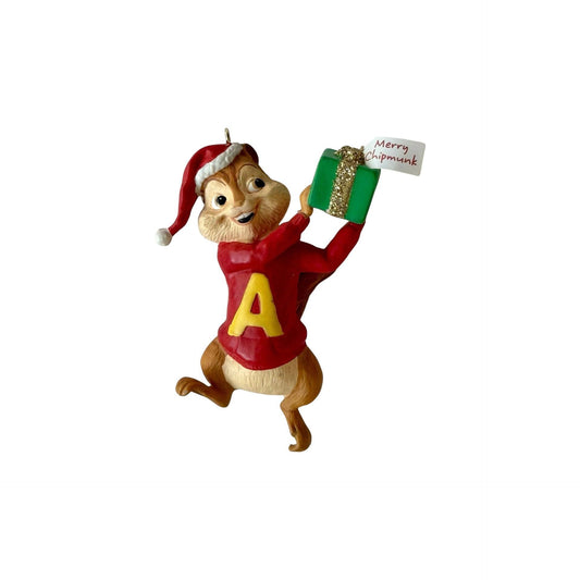 2011 Alvin's Christmas Surprise Hallmark Ornament (Alvin and the Chipmunks) QXI2639 Image1