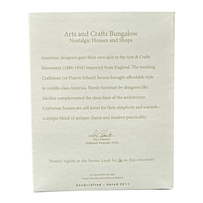 2011 Arts and Crafts Bungalow (Nostalgic Houses and Shops)