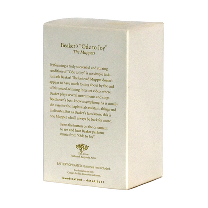 2011 Beaker's "Ode to Joy" Hallmark Ornament (The Muppets) QXI2167