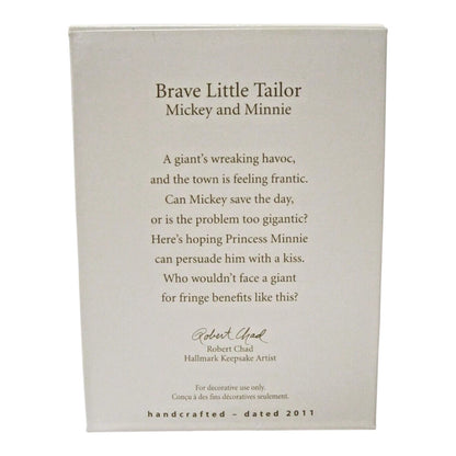 2011 Brave Little Tailor Hallmark Ornament (Mickey Mouse & Friends) QXD1049