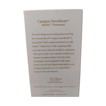2011 Campus Sweetheart Hallmark Ornament (Barbie) QX8887 Image7