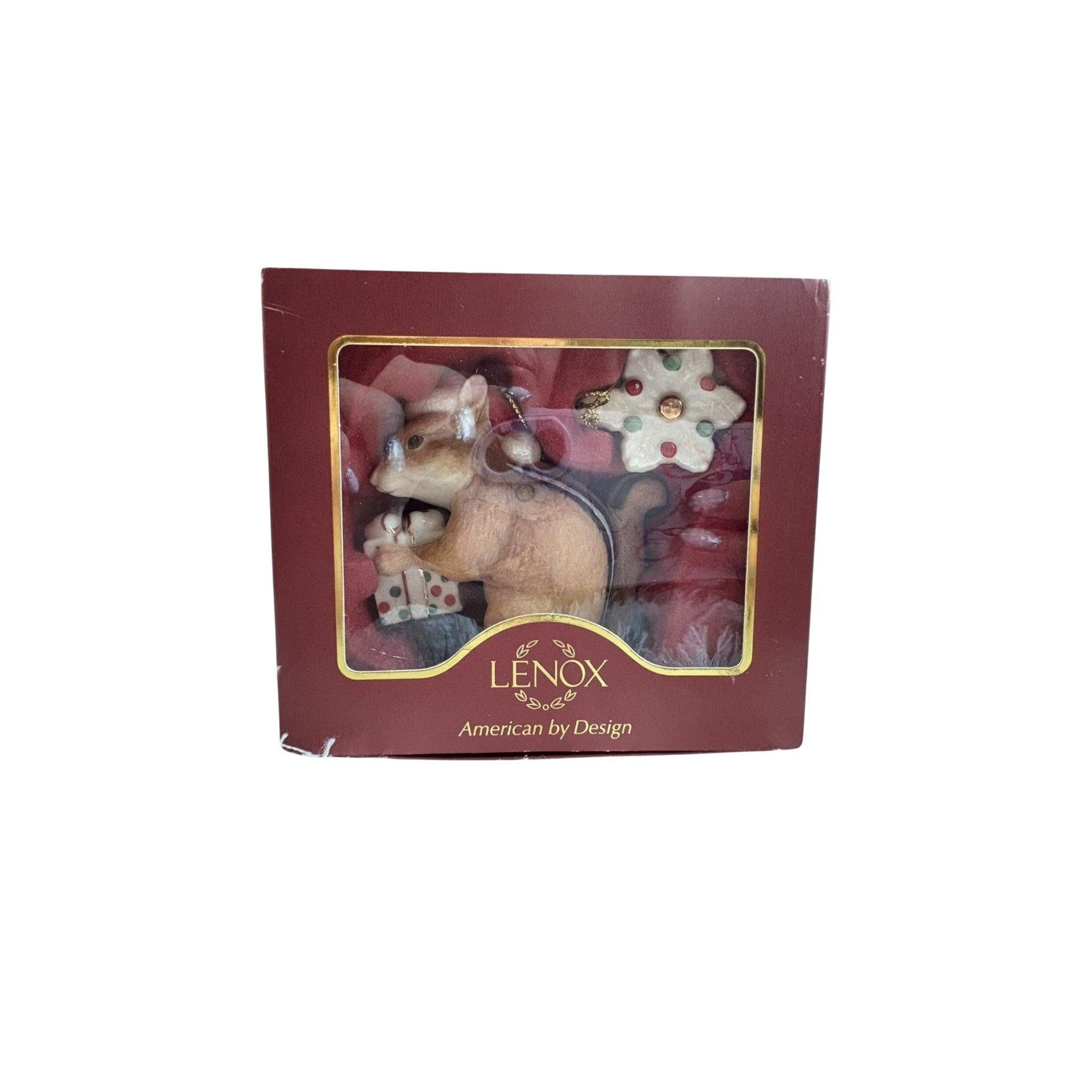 2011 Chipmunk Cheer Lenox Club Exclusive Ornament Collection Lenox Ornament 818824 Image2
