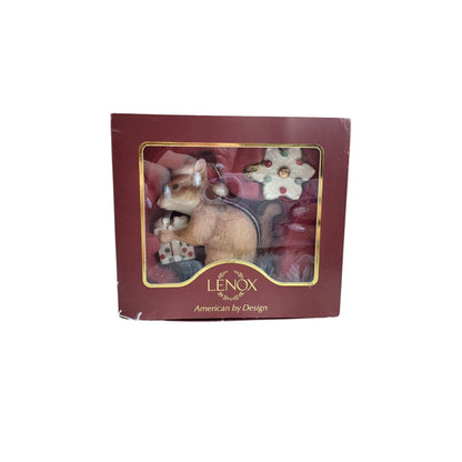 2011 Chipmunk Cheer Lenox Club Exclusive Ornament Collection Lenox Ornament 818824 Image2