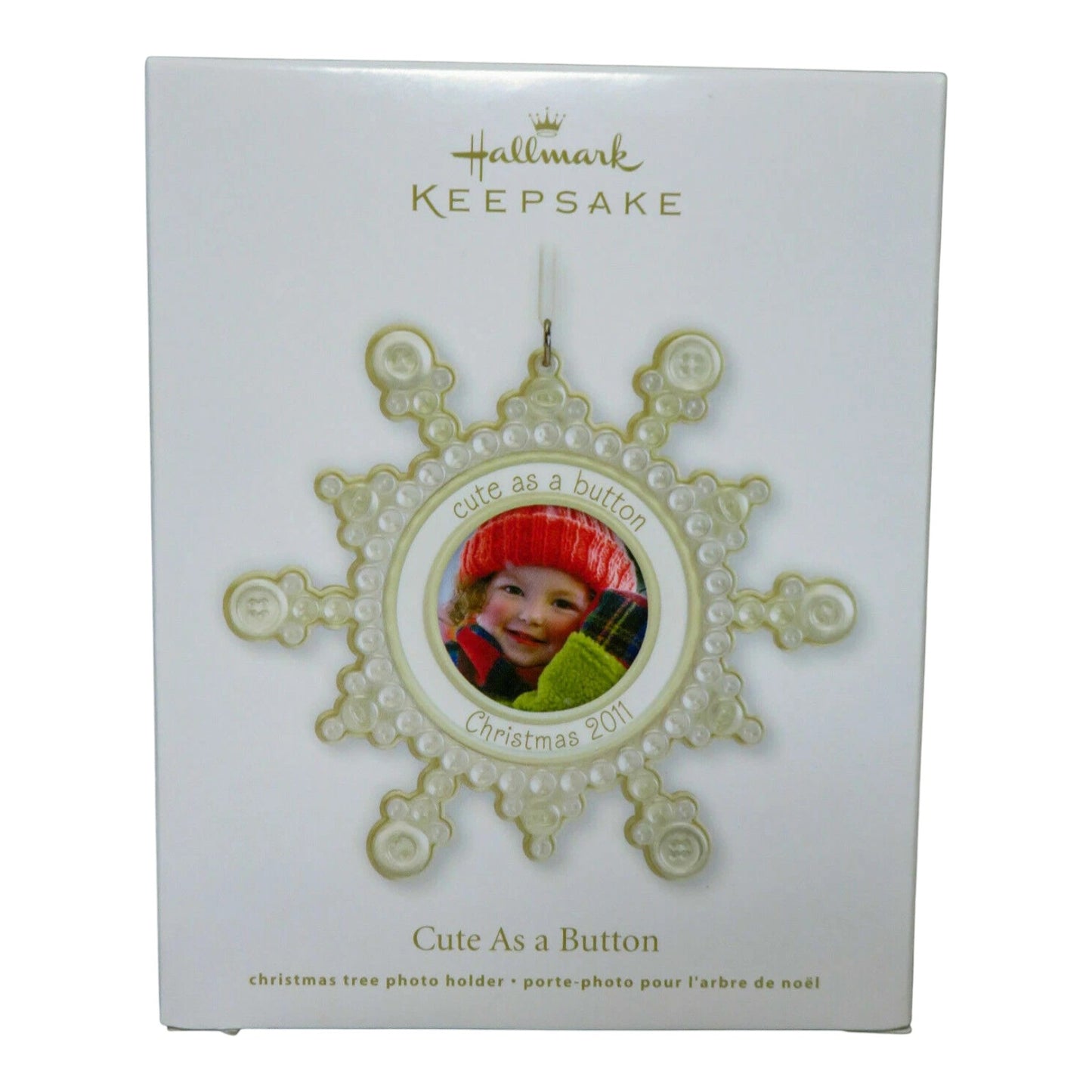 2011 Cute As a Button Hallmark Ornament (Cute as a Button) QXG4289