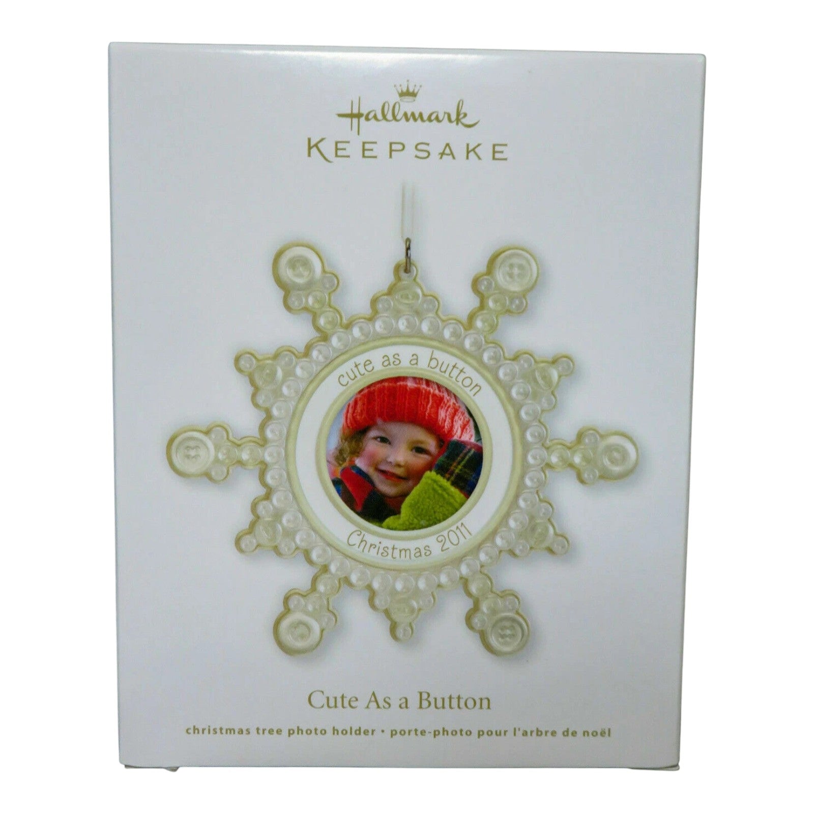 2011 Cute As a Button Hallmark Ornament (Cute as a Button) QXG4289