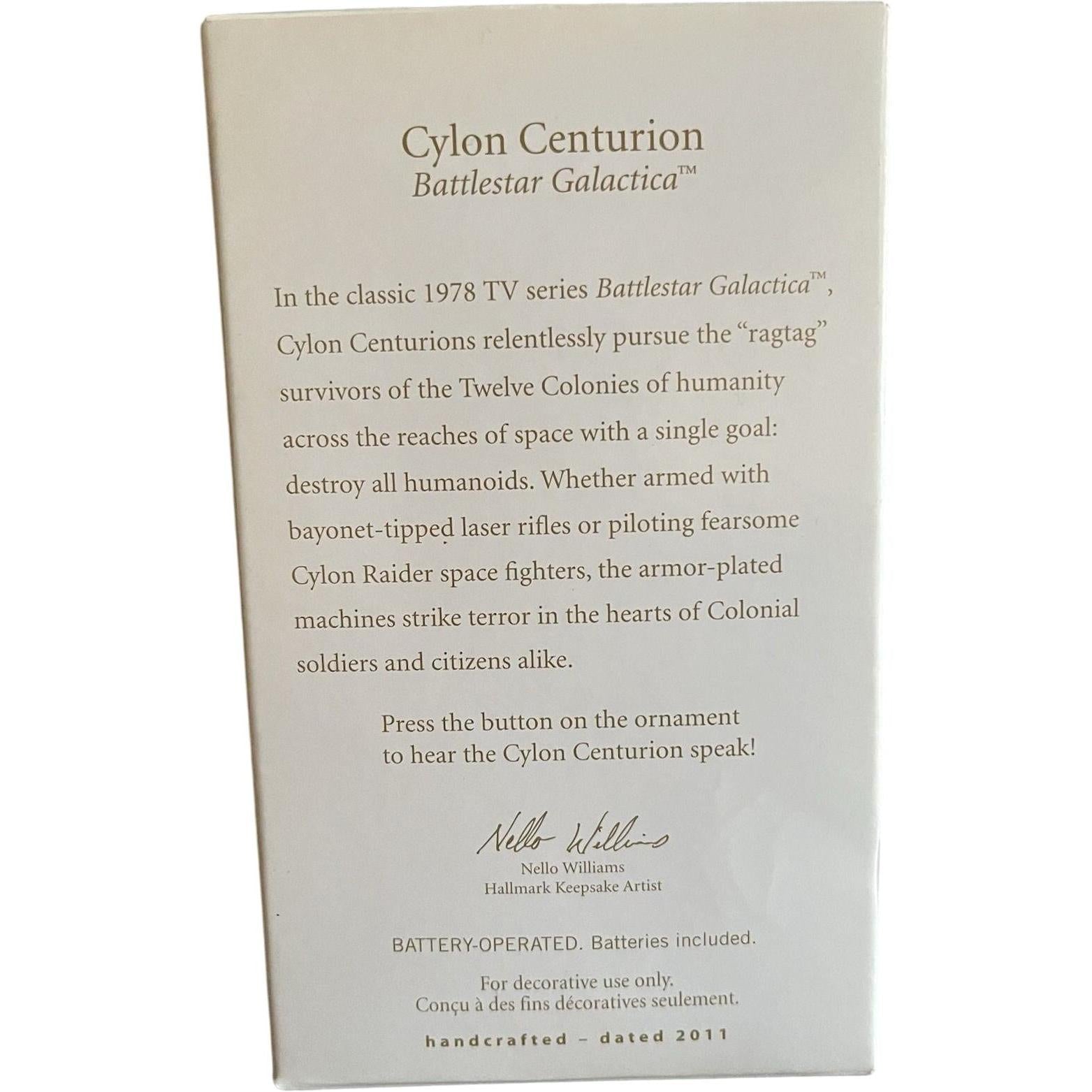 2011 Cylon Centurion Hallmark Ornament (Battlestar Galactica) QXI2219