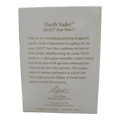 2011 Darth Vader Hallmark Ornament (Lego) QXI2619