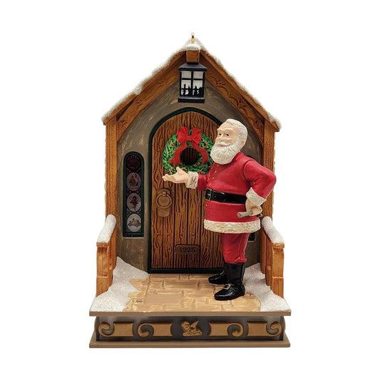 2011 Decking the Door Hallmark Ornament (Once Upon a Christmas) QXG4777 Image1
