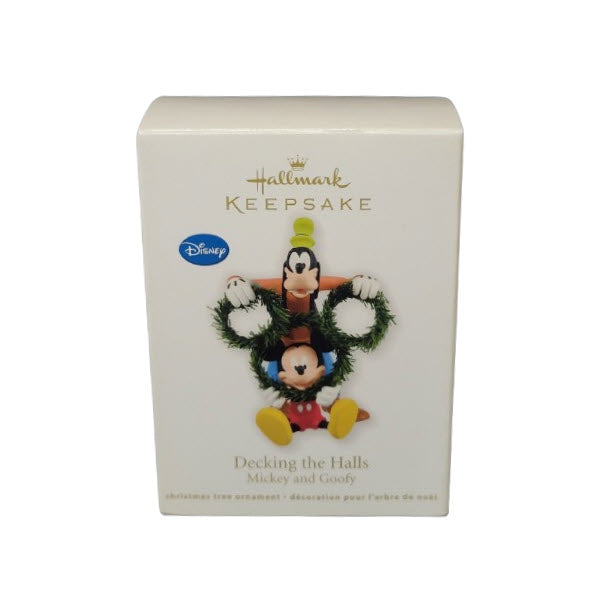 2011 Decking the Halls Hallmark Ornament (Mickey Mouse & Friends) QXD1037