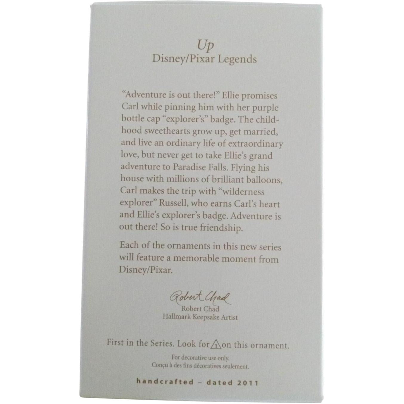 2011 Disney/Pixar Legends Hallmark Ornament (UP) QX8927