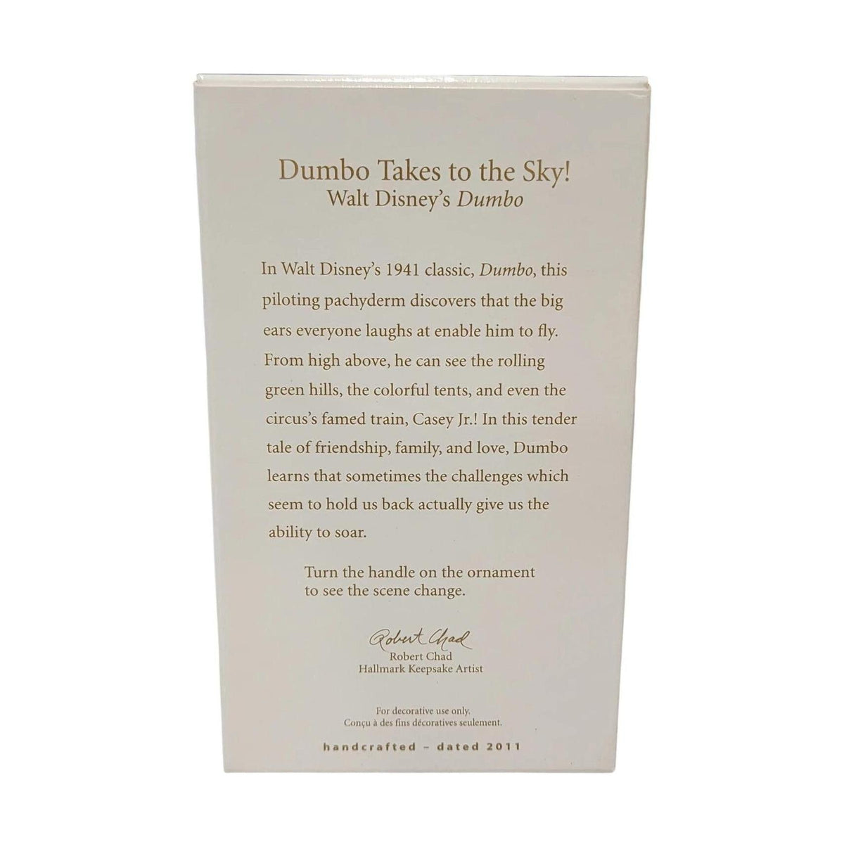 2011 Dumbo Takes to the Sky! Hallmark Ornament (Dumbo) QXD1057 Image8