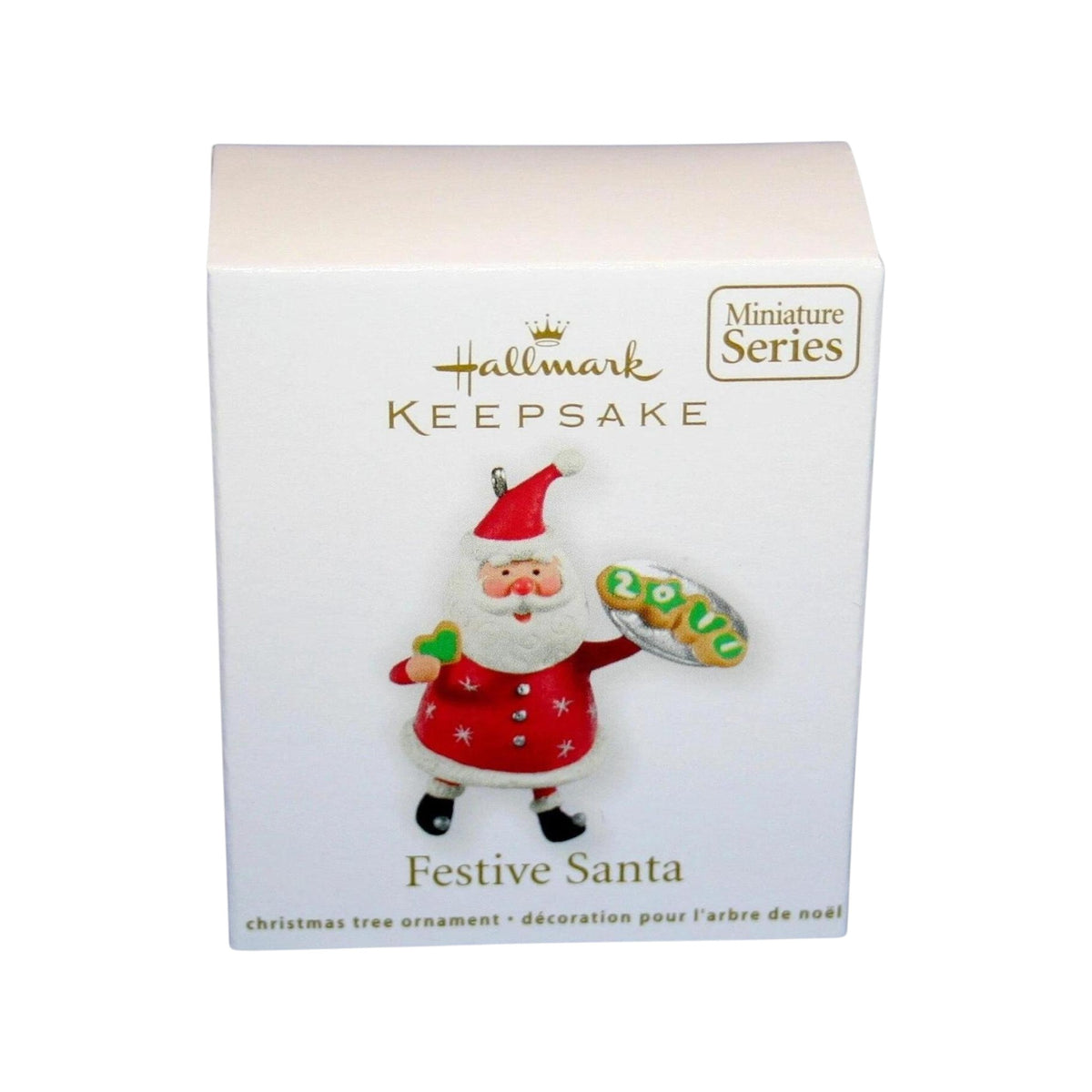 2011 Festive Santa Hallmark Ornament (Festive Santa) QXM9127 Image2