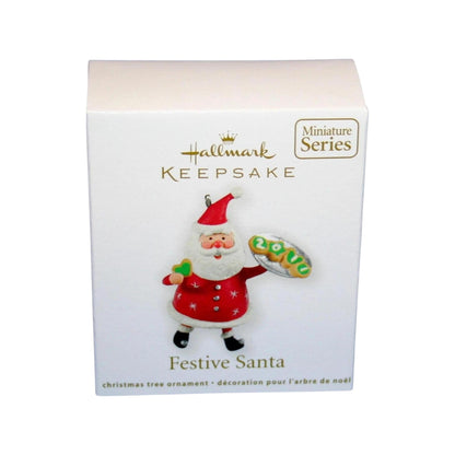 2011 Festive Santa Hallmark Ornament (Festive Santa) QXM9127 Image2