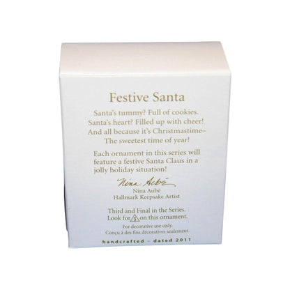 2011 Festive Santa Hallmark Ornament (Festive Santa) QXM9127 Image4