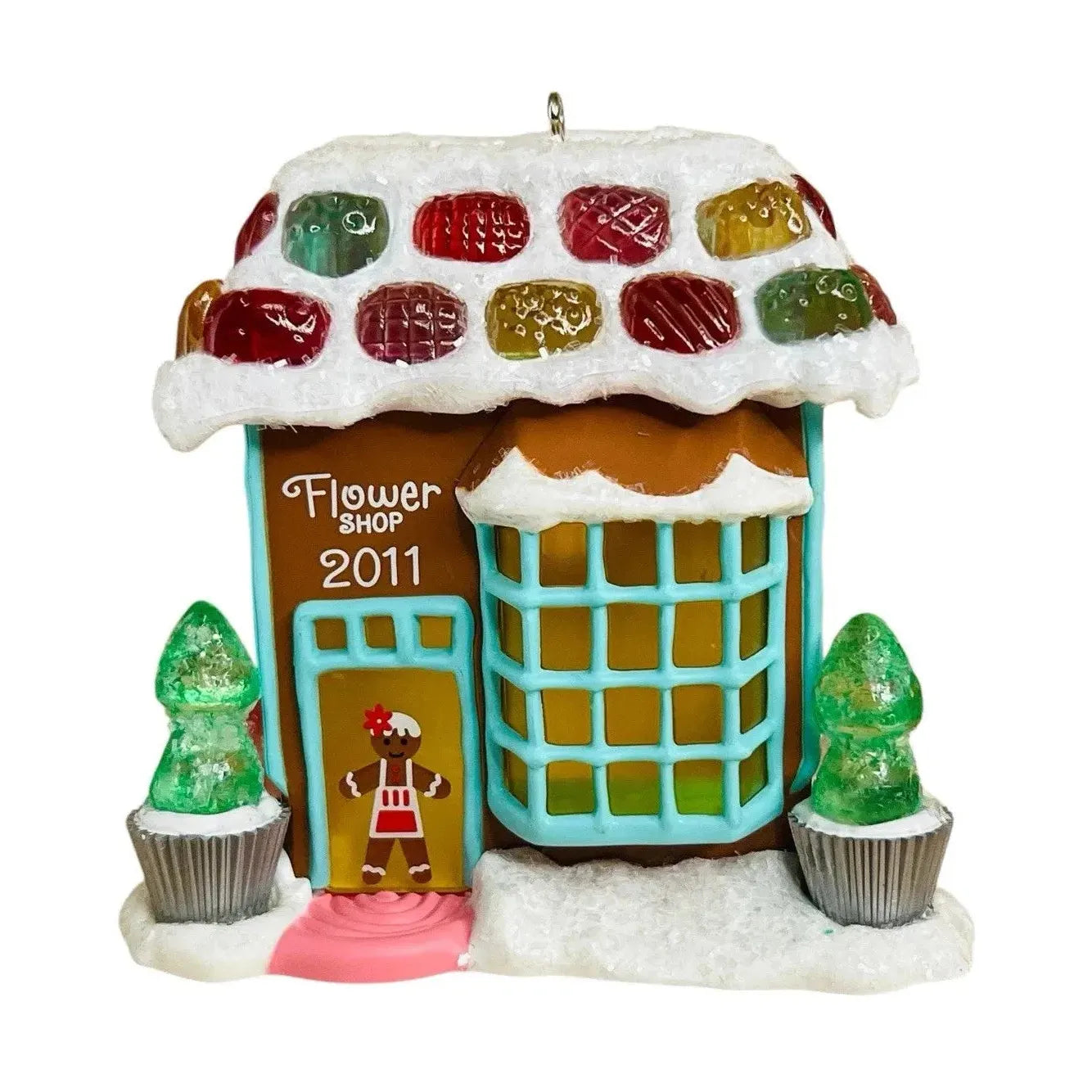 2011 Flower Shop Hallmark Ornament (Noelville) QX8879 Image1