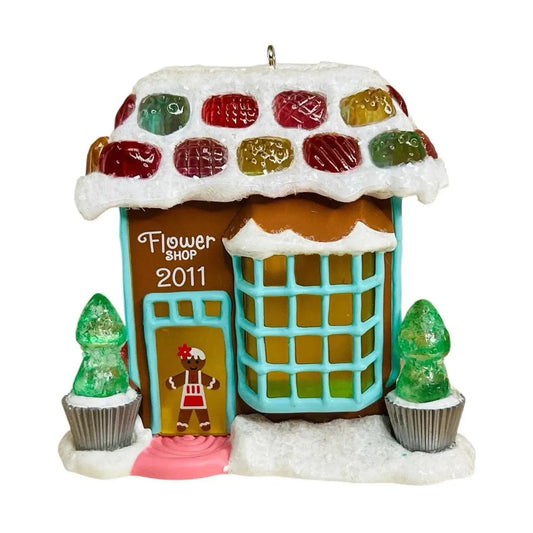 2011 Flower Shop Hallmark Ornament (Noelville) QX8879 Image1