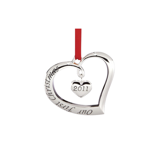 2011 Forvermore Our First Christmas Our First Christmas Lenox Ornament 821827 Image1