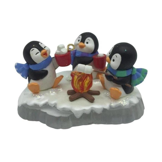 2011 Friends of a Feather Hallmark Ornament (Kris' Penguins) QXG4057 Image1