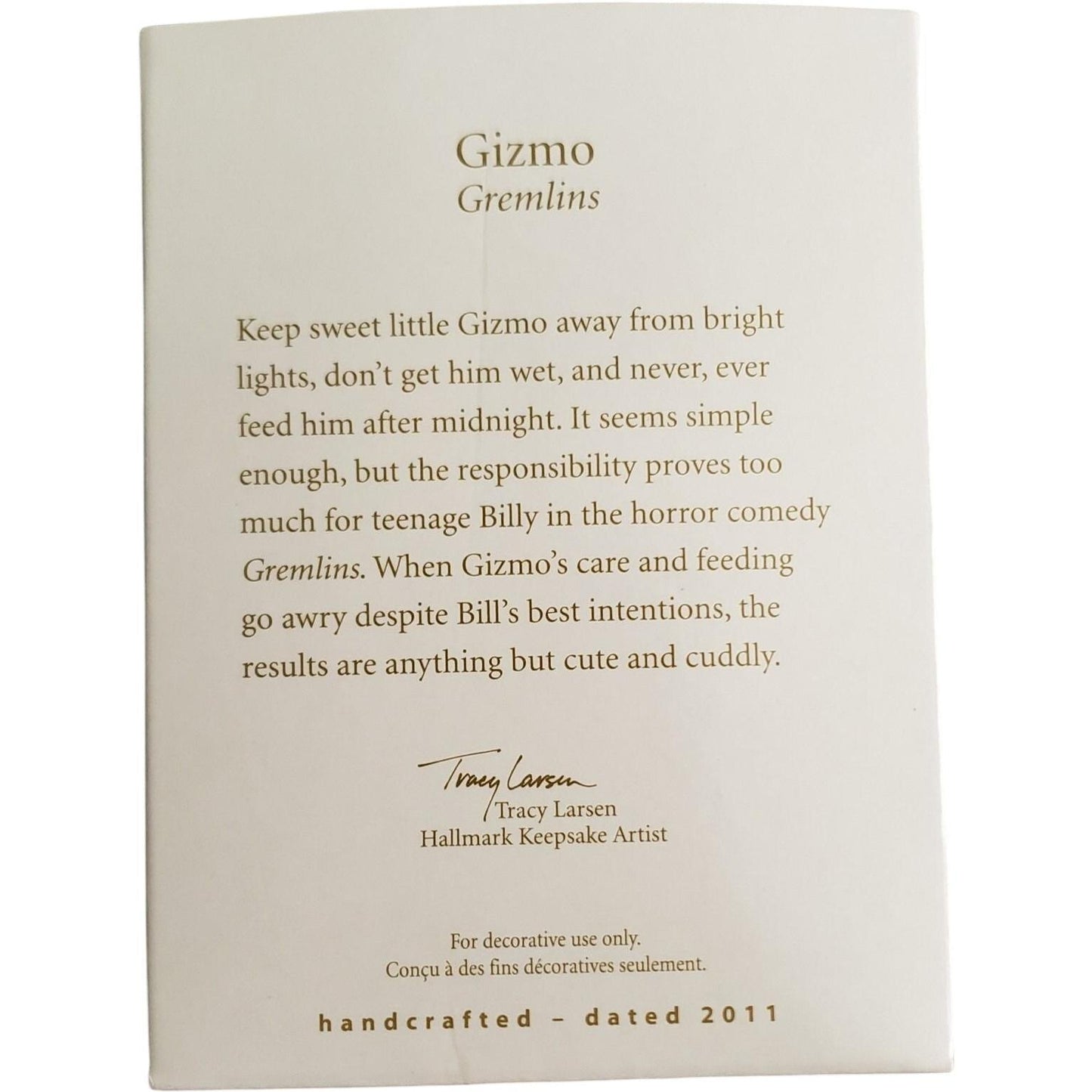 2011 Gizmo (Gremlins)