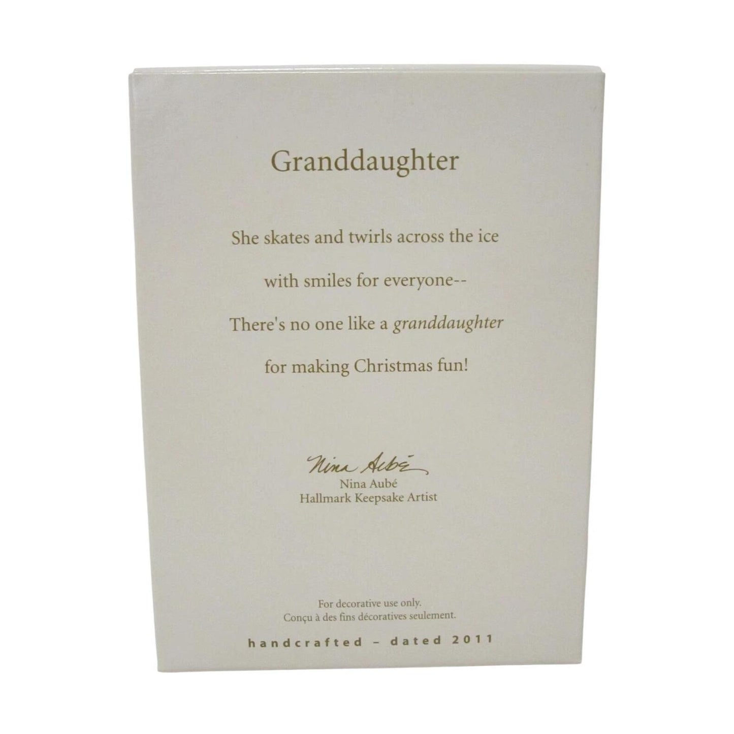 2011 GrandDaughter Hallmark Ornament (Family) QXG4049 Image6
