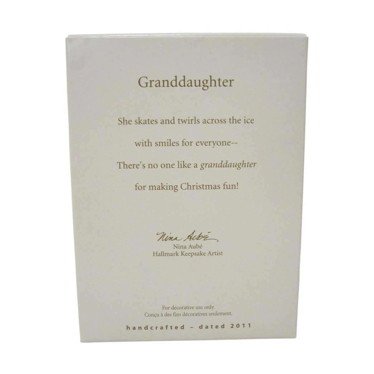 2011 GrandDaughter Hallmark Ornament (Family) QXG4049 Image6