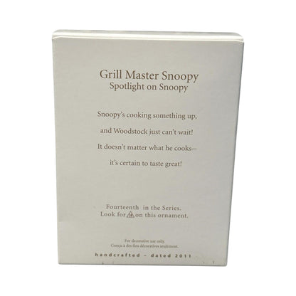 2011 Grill Master Snoopy (Spotlight on Snoopy)