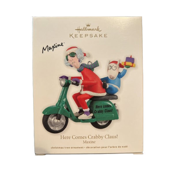 2011 Here Comes Crabby Claus! Hallmark Ornament (Maxine) QXC5030