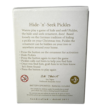 2011 Hide-'n'-Seek Pickles Hallmark Ornament (Hide Pickles) QXG7306 Image5