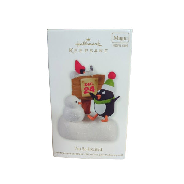 2011 I'm So Excited Hallmark Ornament (Penguin) QXG3227