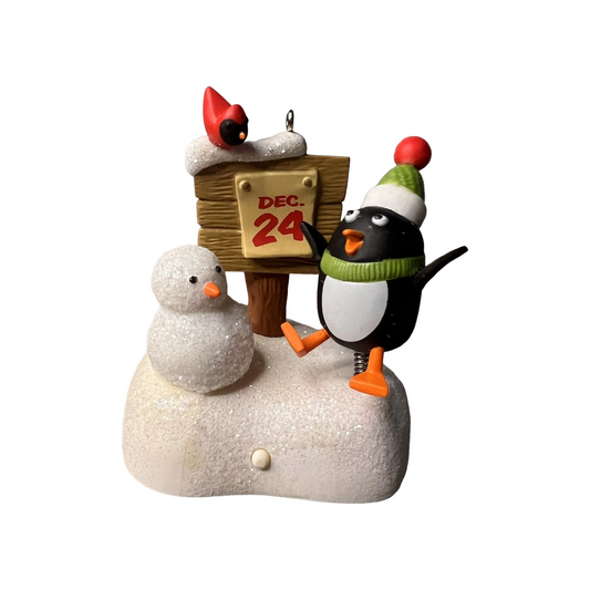 2011 I'm So Excited Hallmark Ornament (Penguin) QXG3227 Image1