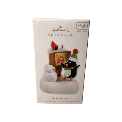 2011 I'm So Excited Hallmark Ornament (Penguin) QXG3227 Image2