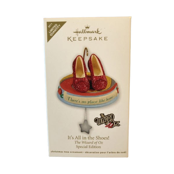 2011 It's All in the Shoes! Hallmark Ornament (The Wizard of Oz) QXE3039