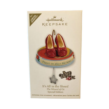 2011 It's All in the Shoes! Hallmark Ornament (The Wizard of Oz) QXE3039
