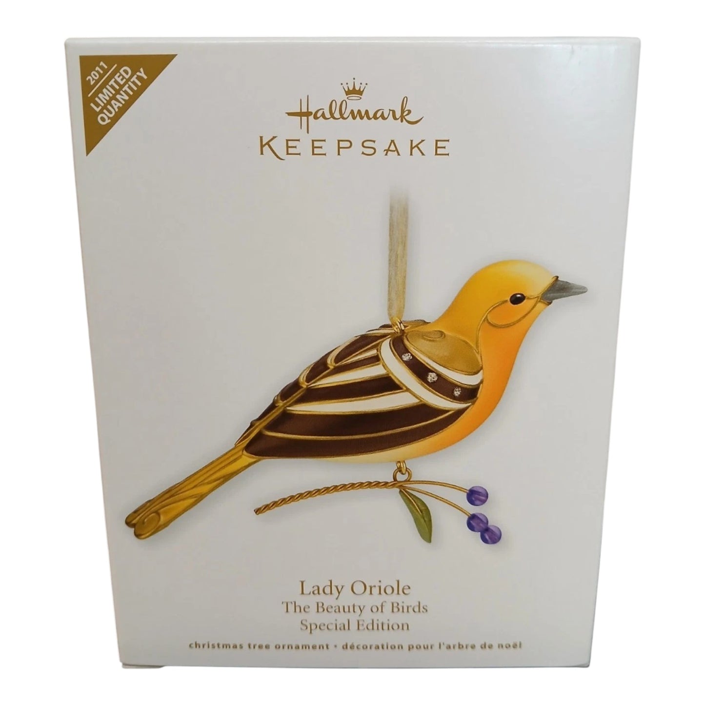 2011 Lady Oriole Hallmark Ornament (Beauty of Birds) QXE3107