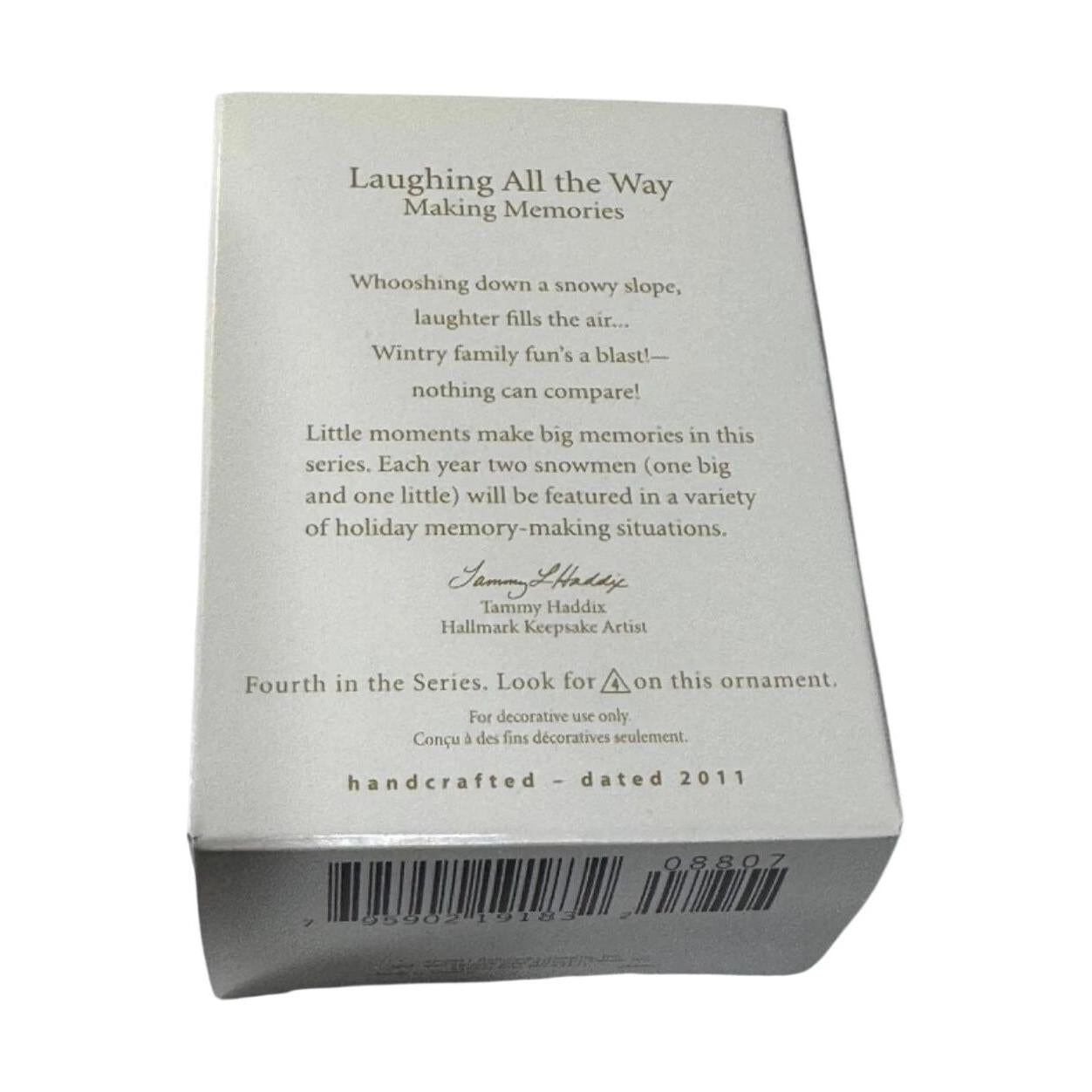 2011 Laughing All the Way Hallmark Ornament (Making Memories) QX8807 Image6