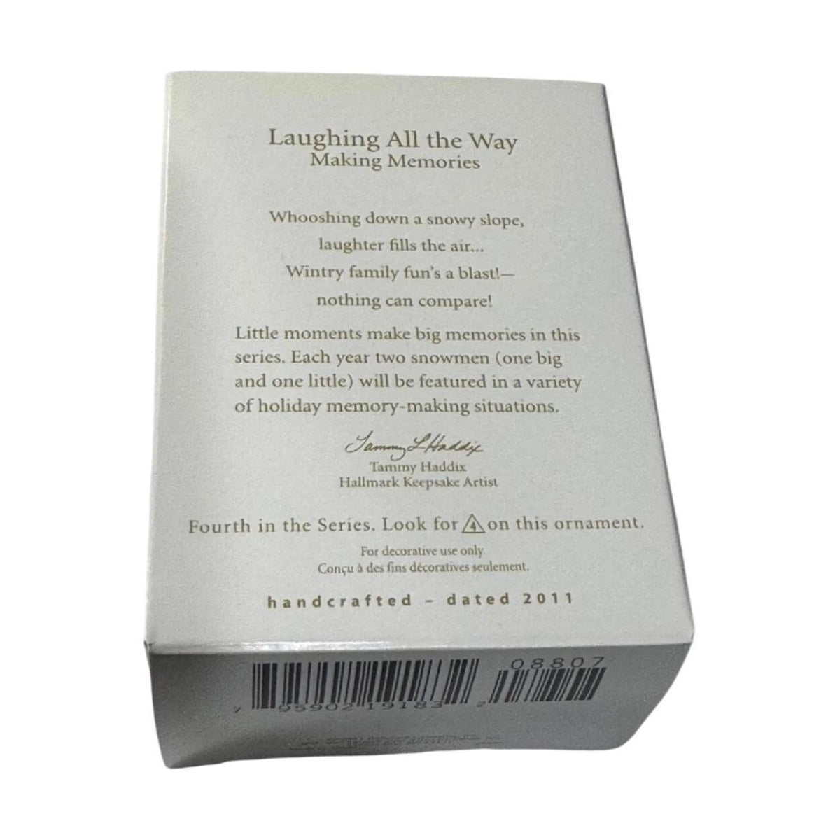 2011 Laughing All the Way Hallmark Ornament (Making Memories) QX8807 Image6