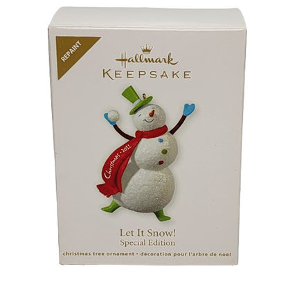 2011 Let it Snow! Hallmark Ornament (Snowman) LPR3459