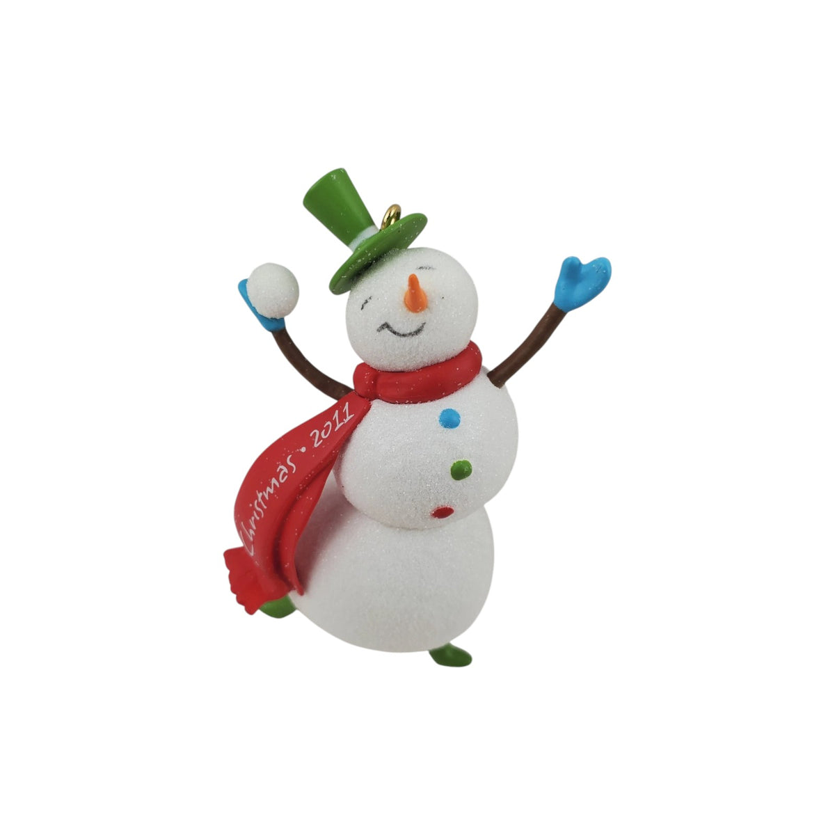 2011 Let it Snow! Hallmark Ornament (Snowman) LPR3459 Image1