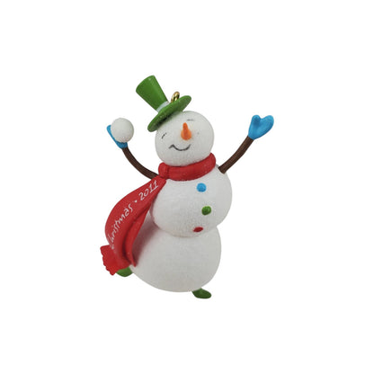 2011 Let it Snow! Hallmark Ornament (Snowman) LPR3459 Image1