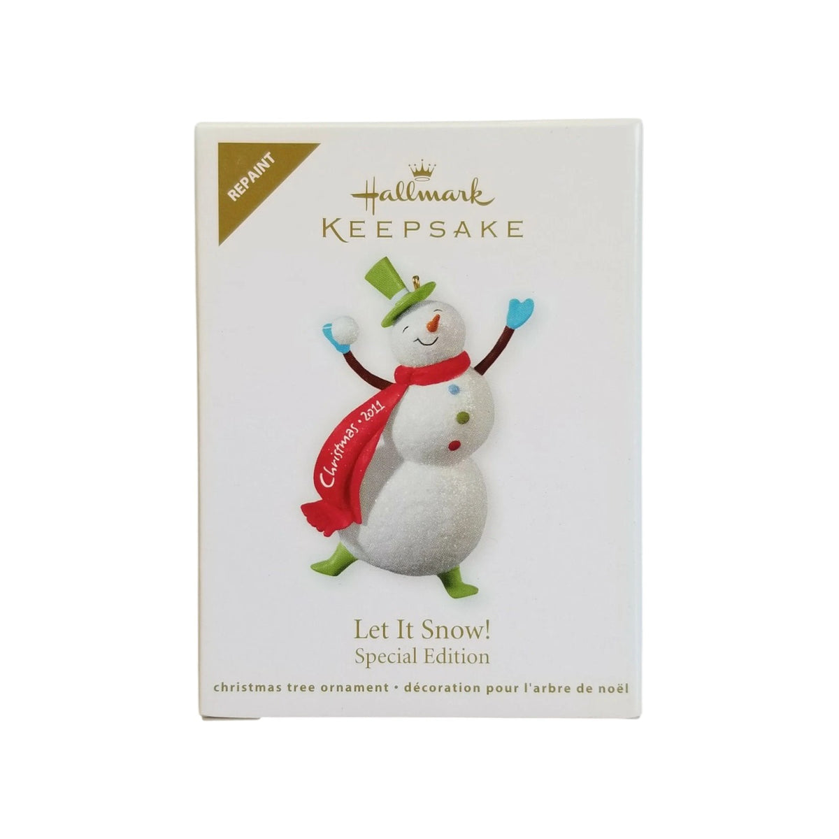 2011 Let it Snow! Hallmark Ornament (Snowman) LPR3459 Image2