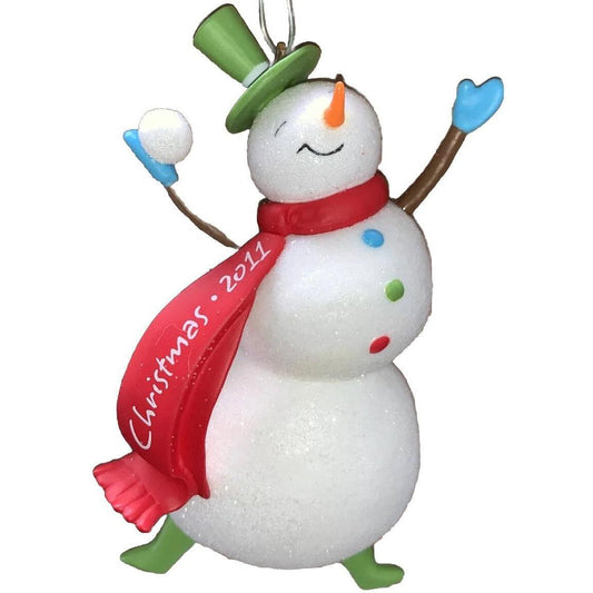 2011 Let it Snow! Hallmark Ornament (Snowman) LPR3459