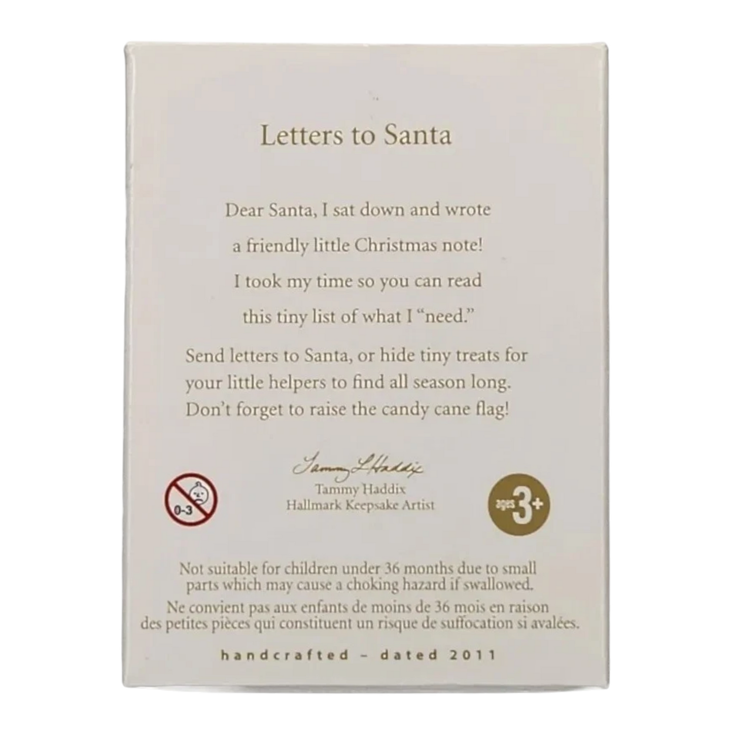 2011 Letter to Santa Hallmark Ornament (Send Letters to Santa!) QXG4739 Image8