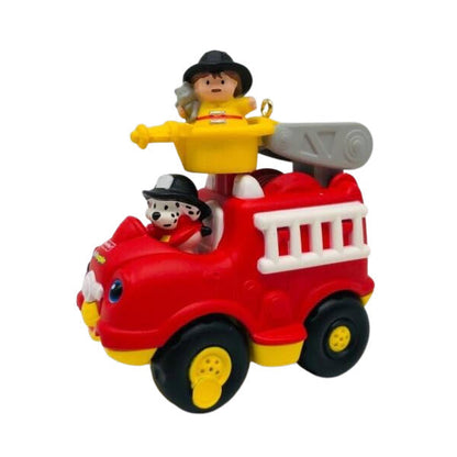 2011 Little People Lil' Movers Fire Truck Hallmark Ornament (Fisher Price) QXI2467
