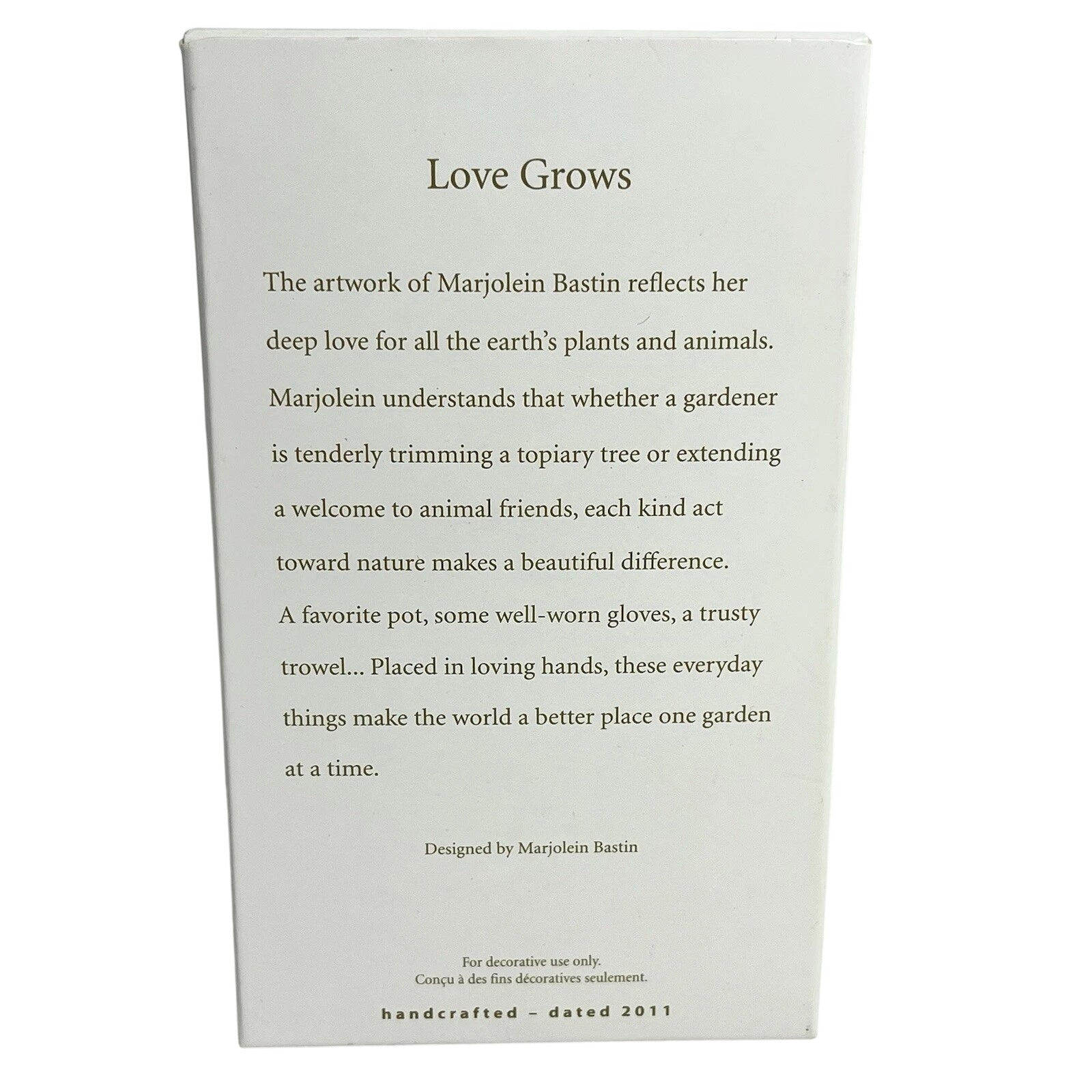 2011 Love Grows Hallmark Ornament (Nature's Sketchbook) QXI2929 Image6