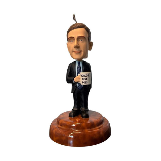 2011 Michael Scott Bobblehead Hallmark Ornament (The Office) QXI2869 Image1