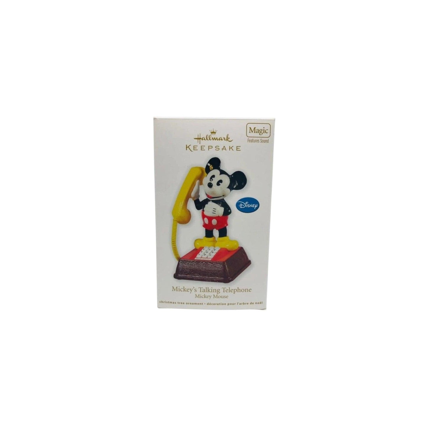 2011 Mickey's Talking Telephone Hallmark Ornament (Mickey Mouse & Friends) QXD1027 Image2