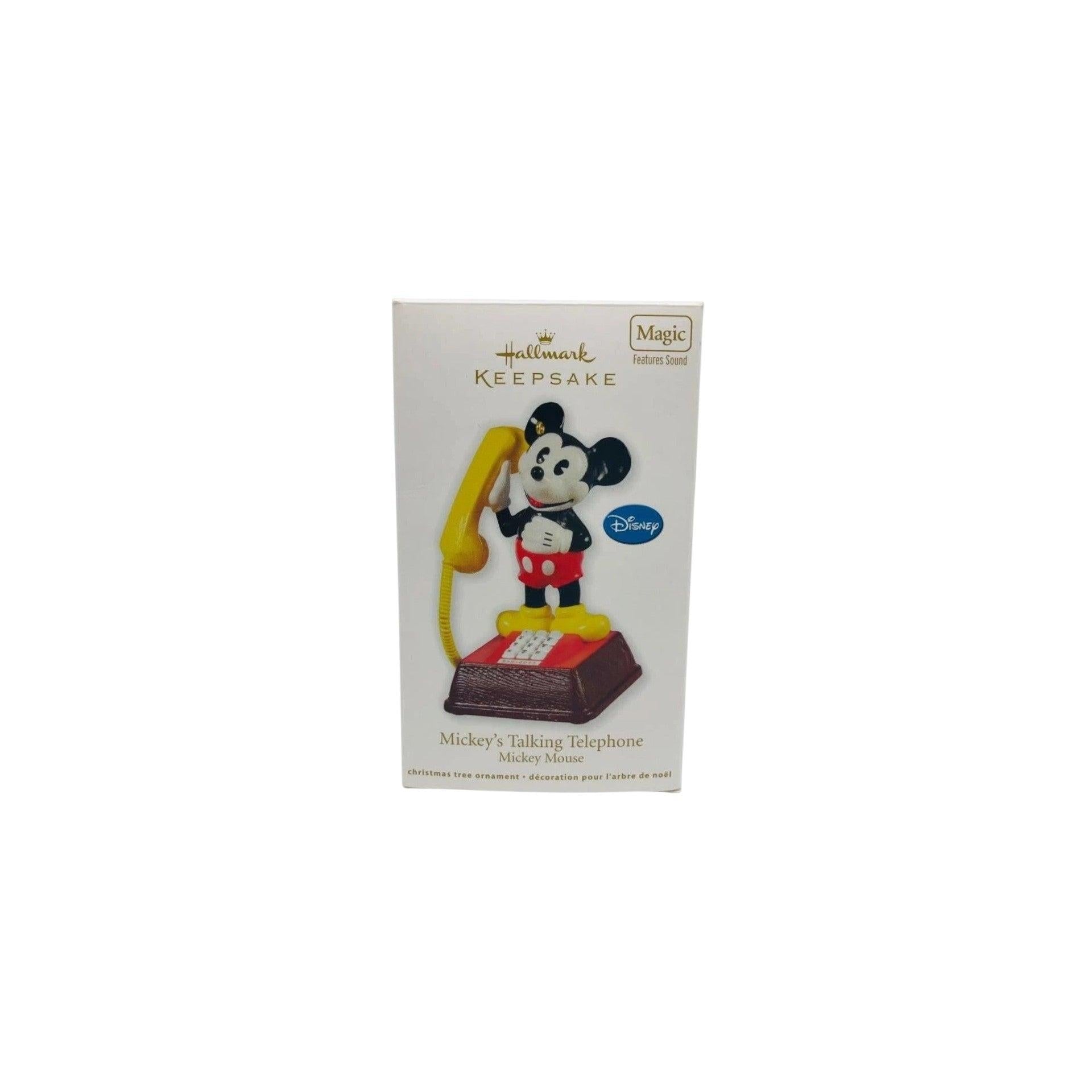 2011 Mickey's Talking Telephone Hallmark Ornament (Mickey Mouse & Friends) QXD1027 Image2